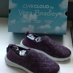 Vera Bradley cloud slip on shoe. Size 9. NWT.Purple.